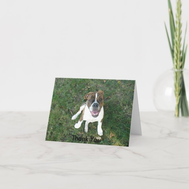 Thank You Card (Bow Wow!) (Front)
