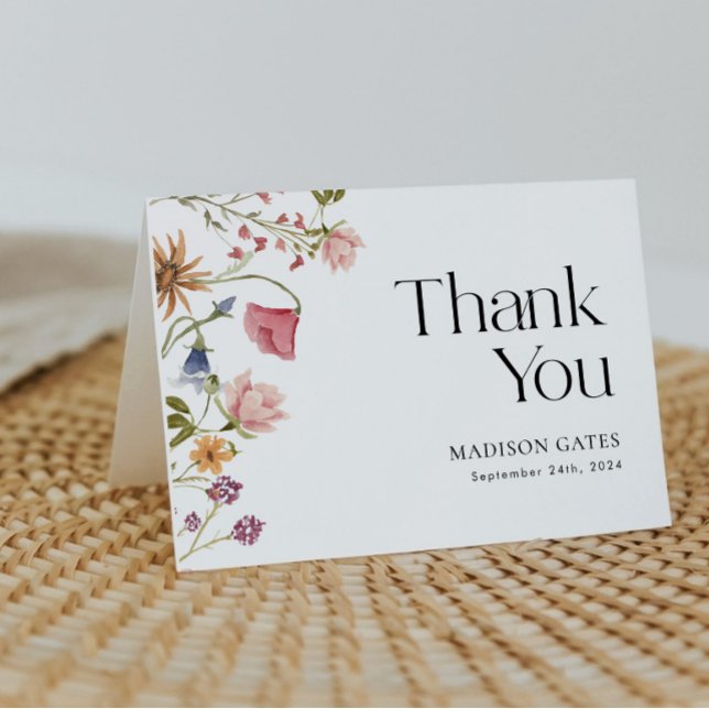  Thank You Card Floral (Creator Uploaded)
