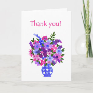 Thank You Card - Flower Power