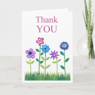 Thank You Card - Flower Power