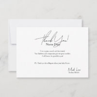 Thank You Card For A Female Nurse