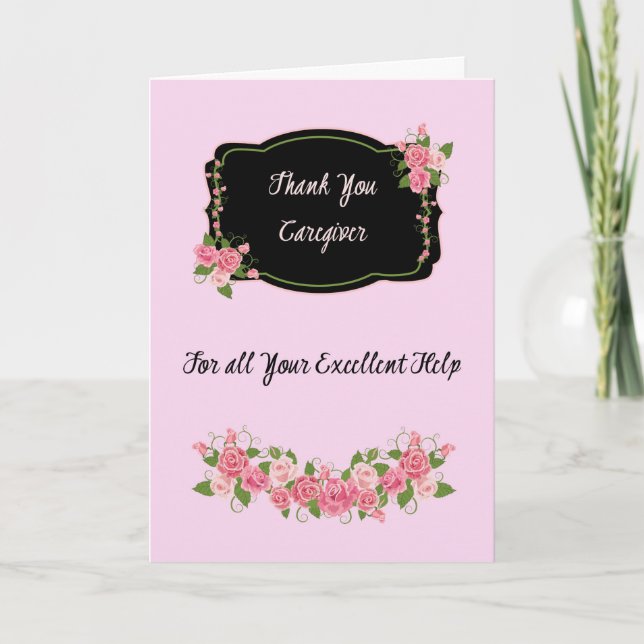 Thank You Card for Caregiver (Front)