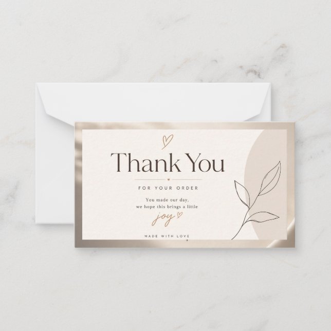Thank You Card for Customers (Front)