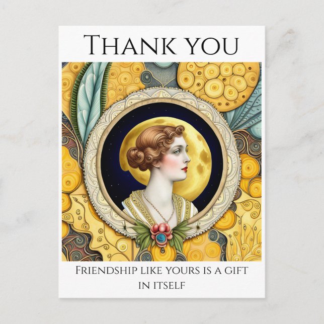 Thank you card for friends (Front)