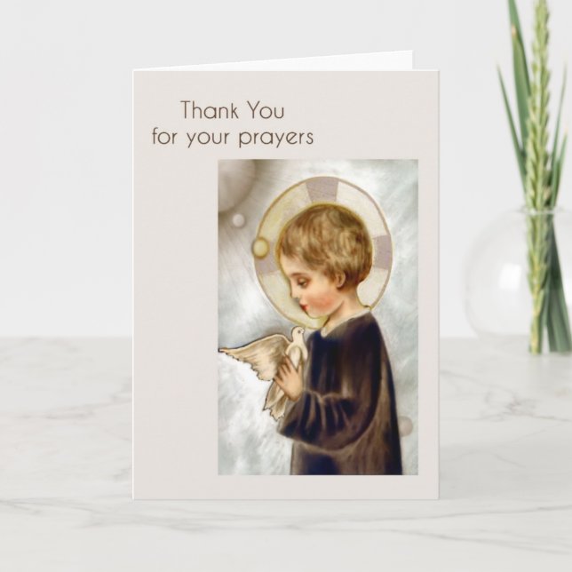 Thank You Card for Prayers (Front)