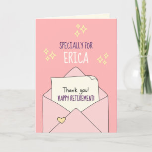 Thank You Card for Retiring Co-worker / Staff