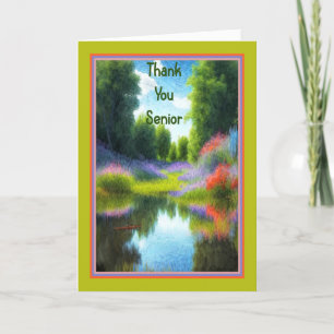 Thank You Card for Senior in Care Facility A1 Tech