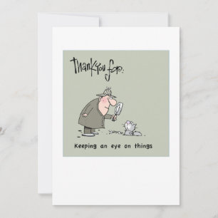 Thank you card for volunteers