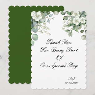 THANK YOU CARD FOR WEDDING