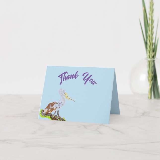  Thank You Card :  Free As a Bird (Front)