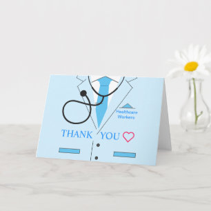 Thank You Card Healthcare Workers