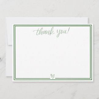 Thank You Card (Hunter Green)
