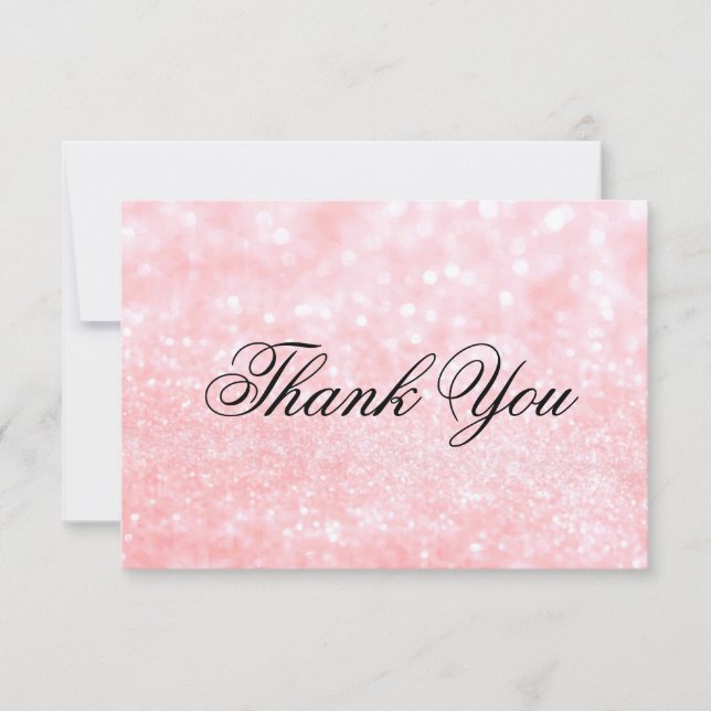 Thank You Card - Lit Pink Glit Fab (Front)