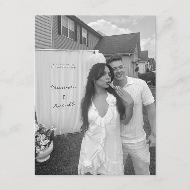 Thank You Card, Postcard Blank (Front)