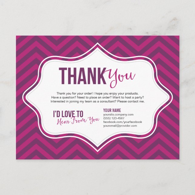Thank You Card Postcards (Front)
