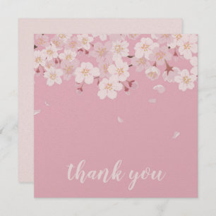 THANK YOU CARD : SAKURA CHERRY BLOSSOMS