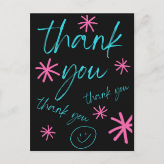 THANK YOU CARD SMILEY FACE