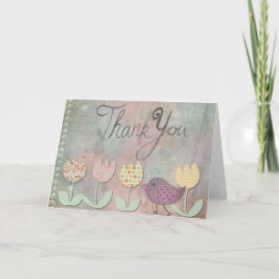 Thank You Card, Standard white envelopes included Card