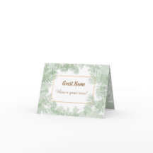 Thank you card& table seating card