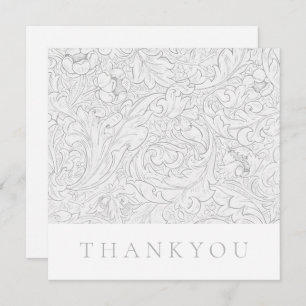THANK YOU CARD : WILLIAM MORRIS : FLORAL DESIGN