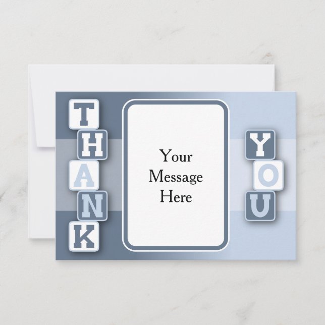 Thank You Card with Text Frame (Front)