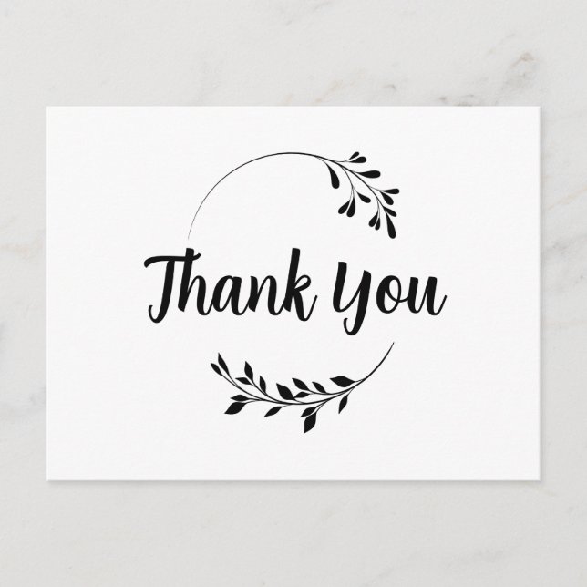 thank you card | words of thanks (Front)