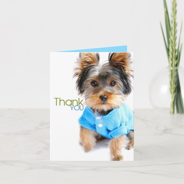 Thank You Card_Yorkie Card (Front)