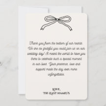Thank you cards