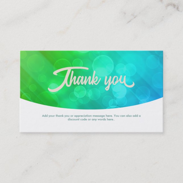 Thank you Cards (Front)