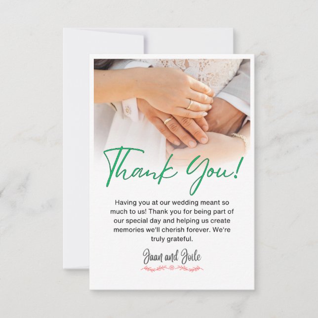 Thank You Cards (Front)