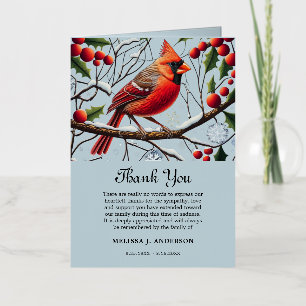 thank you cards after funeral - Cardinal Funeral