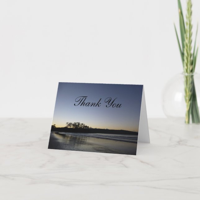Thank You Cards - Beach at Dawn (Front)