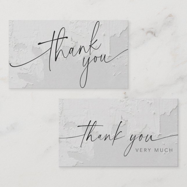 Thank You Cards Professional Looking Graduation (Front/Back)