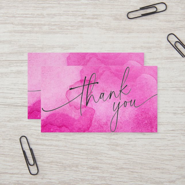 Thank You Cards Professional Looking Graduation (Front/Back In Situ)