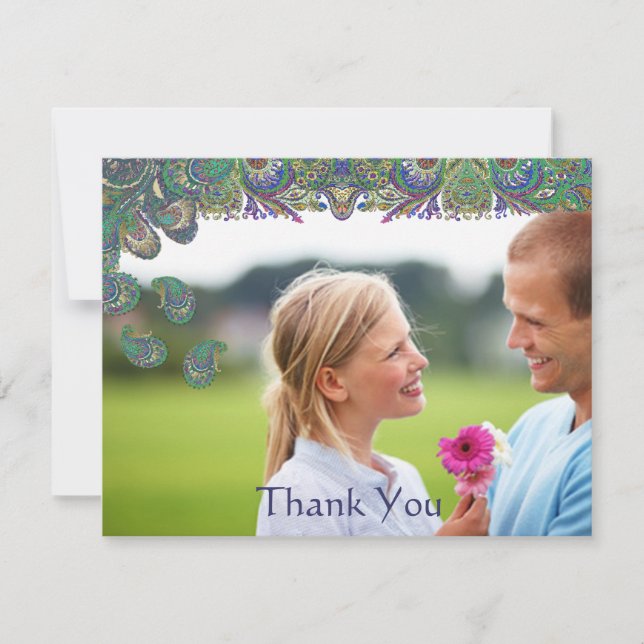 Thank you Cards with your photo (Front)
