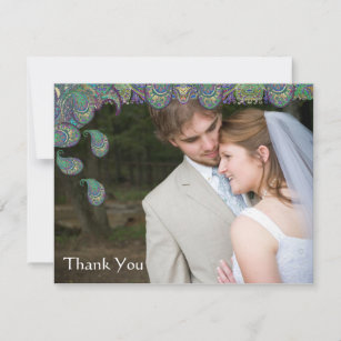 Thank you Cards with your Wedding photo