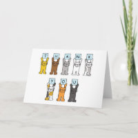 Thank You Cartoon Cats