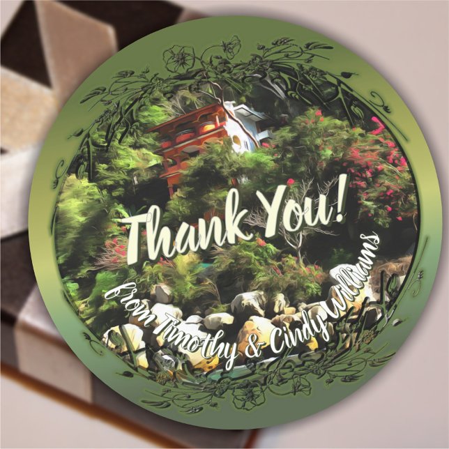 Thank You Casa Bonita 0759 Classic Round Sticker (Creator Uploaded)