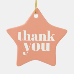 Thank You  Ceramic Tree Decoration
