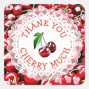 Thank you Cherry Much Cherries Stickers