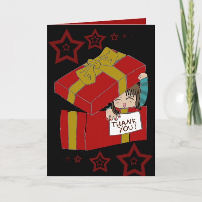 Thank You chibi Card (Front)