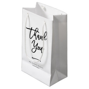 Thank You Chic Custom Retail Shopping Bag