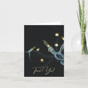 Thank You Christmas Lights Card