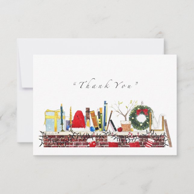 Thank you - Christmas Theme (Front)