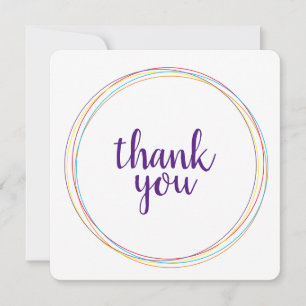 Thank You Circles Card