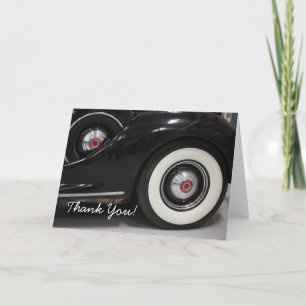 Thank You Classic Packard car greeting card