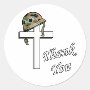 Thank You Classic Round Sticker