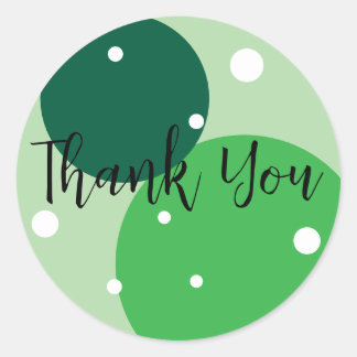 Thank You  Classic Round Sticker