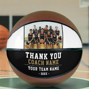 Thank you Coach Team Name and Photo Basketball