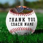 Thank you Coach Team Name Number Photo Baseball<br><div class="desc">Thank you Coach Team Name Number Photo Baseball. A perfect thank you gift for a coach. Personalise it with your photo,  team name,  your name,  your number,  the year and the coach name.</div>